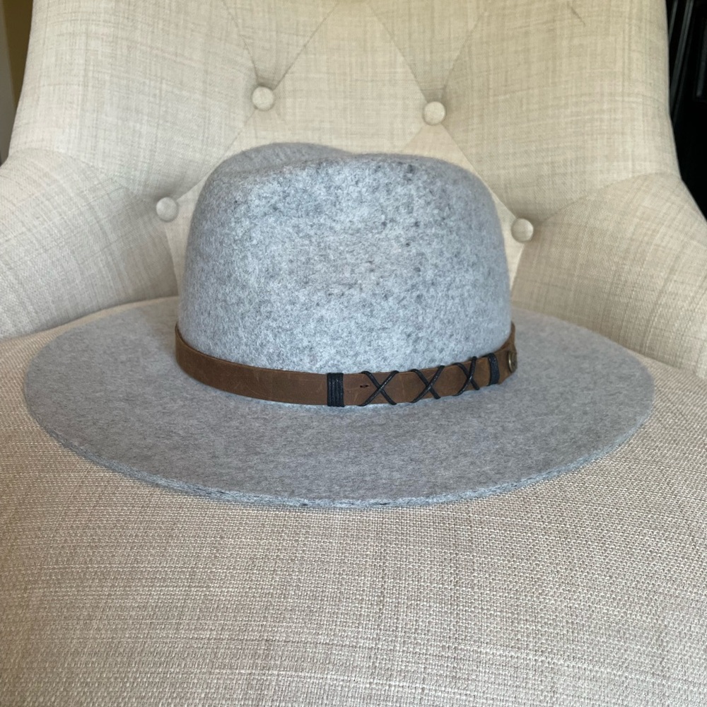 Pistil Gray and Brown Fedora Hat